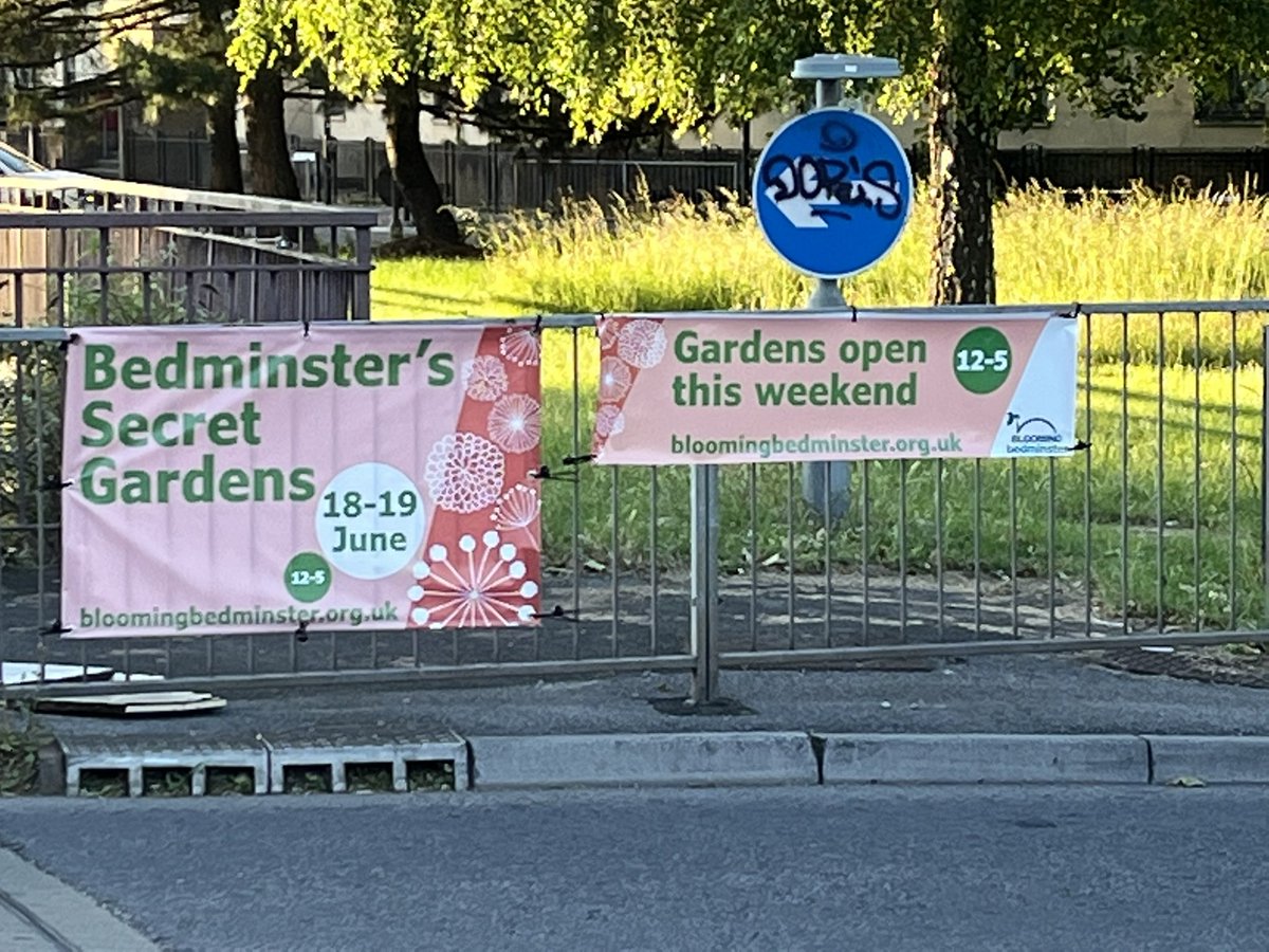 Finally, we can say ‘This weekend’! Bedminster’s Secret Gardens, Saturday 18 &amp; Sunday 19 June, 12-5pm bloomingbedminster.org.uk