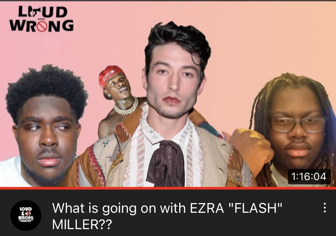 Unckrazy's tweet photo. https://t.co/uT5pUnIYdN #DCcomics #EzraMiller #loudnwrong https://t.co/0WqWveDukP