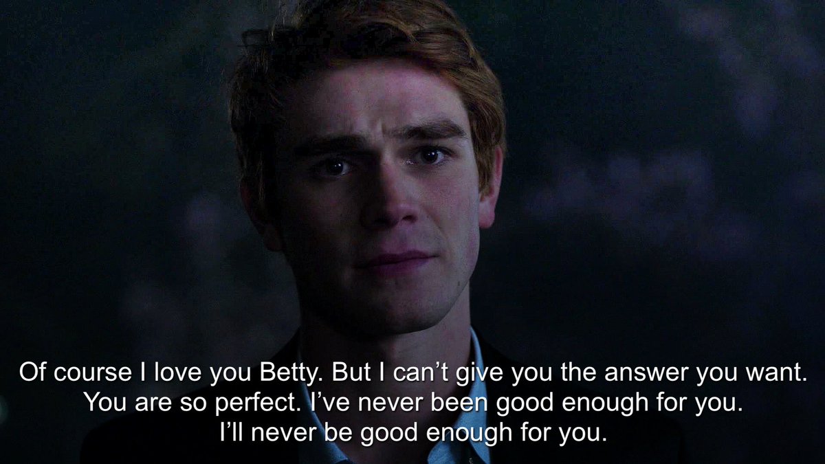 Barchiedaily's tweet photo. SOMEONE TELL PILOT BETTY SHE MADE IT! #BarchieEndgame #RIVERDALE https://t.co/9lf5nT7mbO