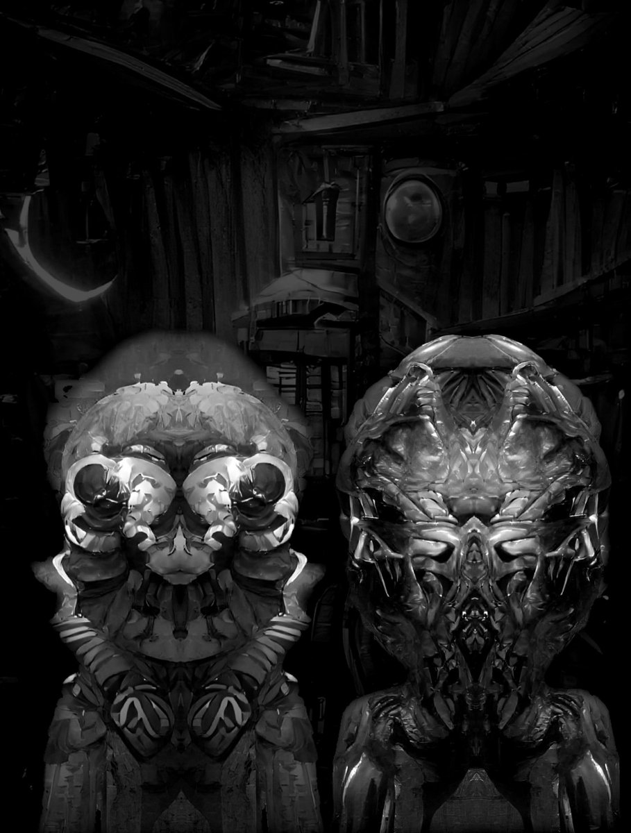 Josh_Backman's tweet photo. Morning brainfart.
Clowning with the alien.
#digitalart #trippy #alien #clown #lucid #psychedelic #bakedbrain #spacedcadet #creepcity #strangespace #NFTCommunity #fuckmondays https://t.co/ztUIIyVA5k