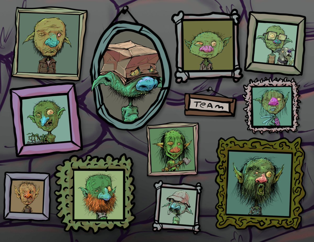 A fine looking <a href="/goblintownwtf/">goblintown.wtf</a> team. 
#goblintownwtf #nft #degen