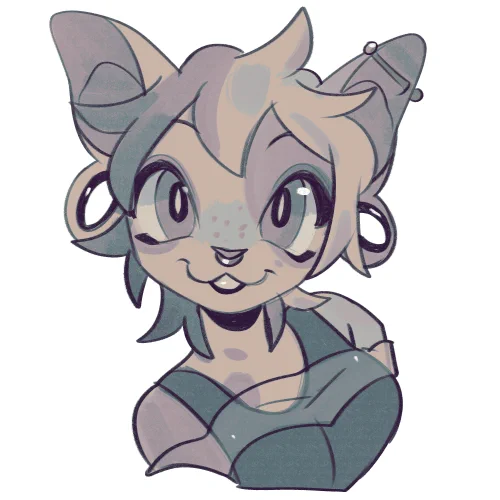 Doodle busts for @lumilauraa, @Sooni_flor, @wiredtrix, and @Luneflowyr. ✨ 