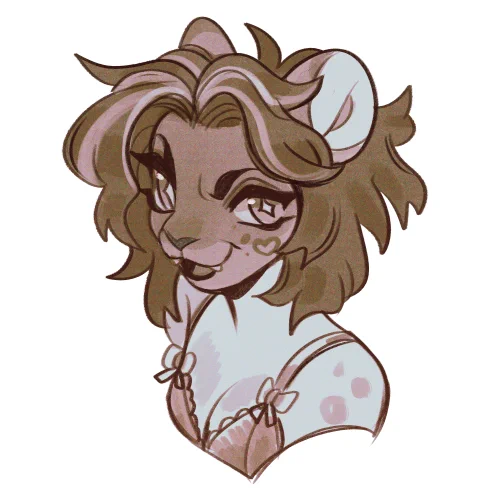 Doodle busts for @lumilauraa, @Sooni_flor, @wiredtrix, and @Luneflowyr. ✨ 