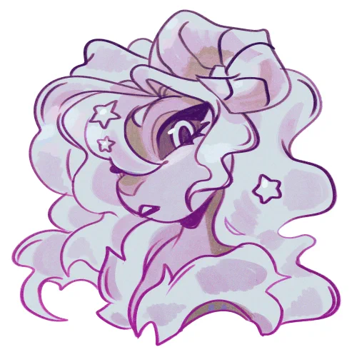 Doodle busts for @lumilauraa, @Sooni_flor, @wiredtrix, and @Luneflowyr. ✨ 