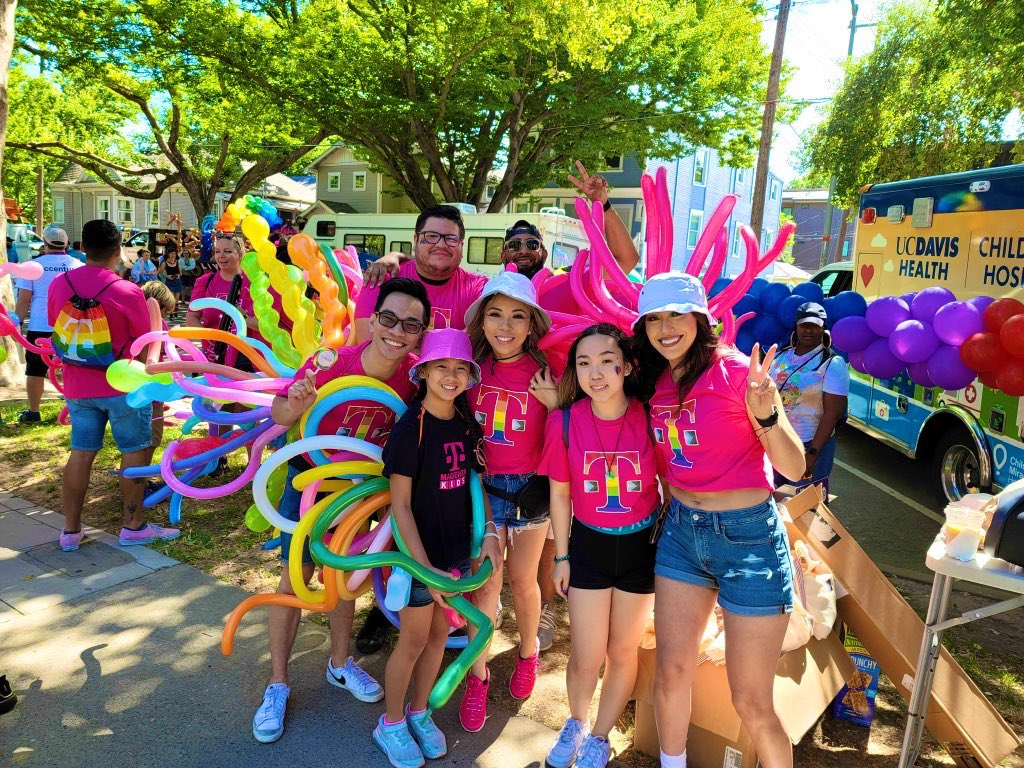 Happy Pride! Had so much fun walking in the Sac Pride Parade with my family, friends, and coworkers! Shoutout to <a href="/vickie_do02/">Vickie</a> for organizing the Sacramento @tmobile team to participate in the parade!