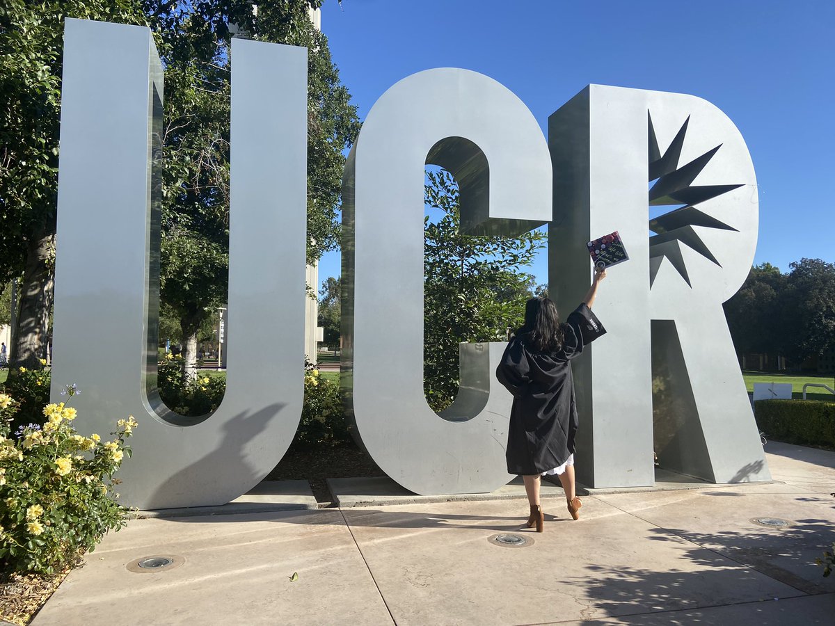 Our second baby graduated today from <a href="/UCRiverside/">UC Riverside</a> with a B.A. in English and minor in History! #iloveteaching We are proud of our three-year 👩‍🎓!  Mommy and Daddy are proud of you! ❤️ U Kid! <a href="/frankarceHR/">Francisco Arce</a>