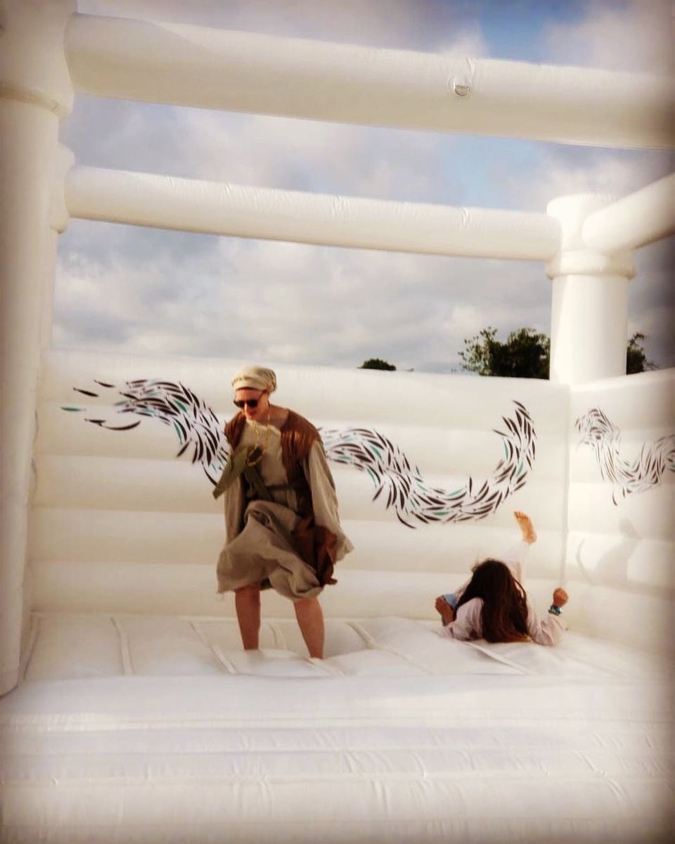 FiddlerBeckyB's tweet photo. Jumping for Jesus!
.
.
@thechosentv #F5K #Filming @MidlothianTX https://t.co/qMAzHlgJFk