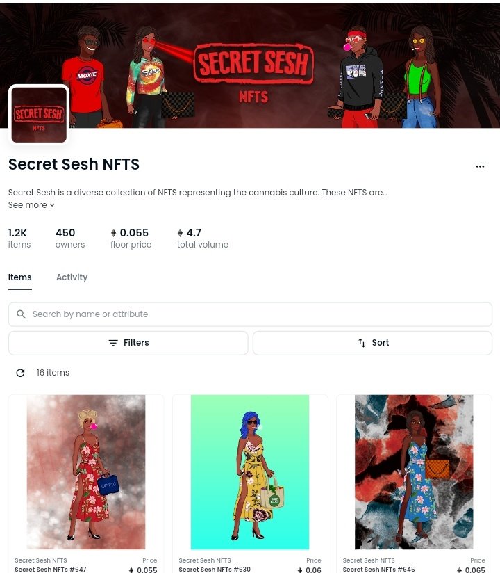 secretseshnfts's tweet photo. Only 16 items listed out of the 1192 mints. 
Cheers to the #seshfam
Since mint 
2 IRL events w/Performances by @RoddyRicch
@wizkhalifa

Launched legal cannabis product line in CA 
Opened IRL dispensary in CA

Holders receive discounts on cannabis and cannabis accessories IRL. https://t.co/RhDi9pDCXG