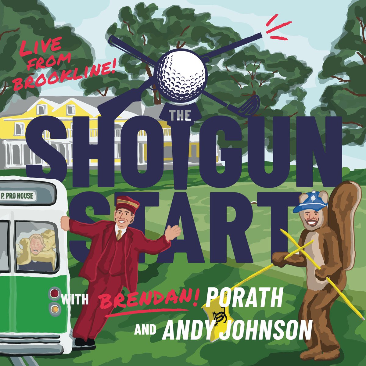 TheShotgunStart's tweet image. Boston bound and ready for U.S. Open week.