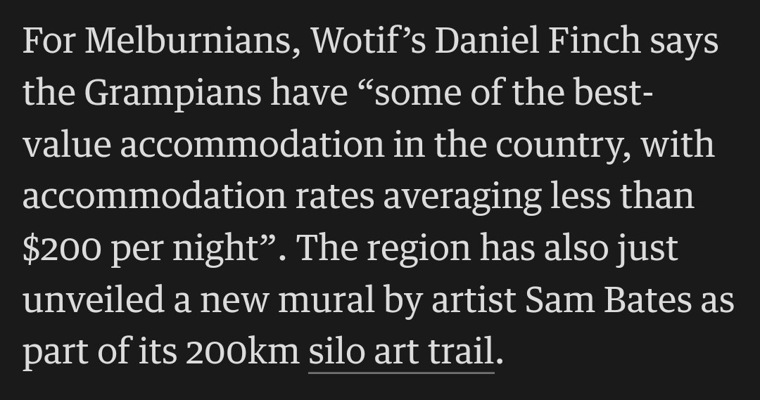 chriswimmera's tweet photo. At reccommended by @Wotif . Now is the time to hit the Siloart trail https://t.co/yvPvZT0m2k and @visitgrampians rather than spend all your money on airfares. https://t.co/UFuIOqENbD @farmer_dj @WimmeraMallee @farmer4642 The new Horsham Siloart is a great addition. https://t.co/hXMCXK9gWW