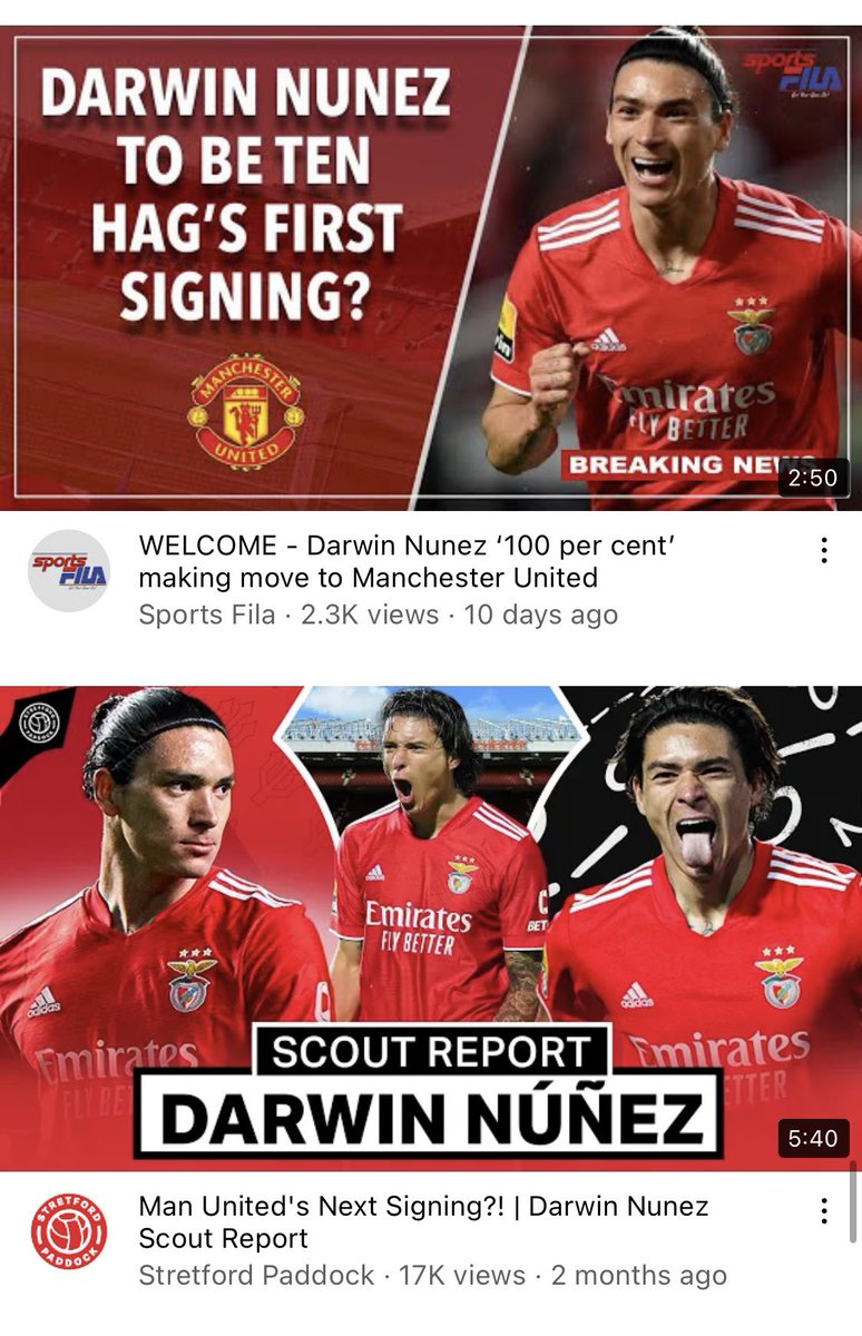 lfcredynwa's tweet photo. Remember “Roberto Firmino welcome to Manchester United”? They’ve done the same with Darwin Nunez. 😂 #LFC https://t.co/uc1lCPd64g