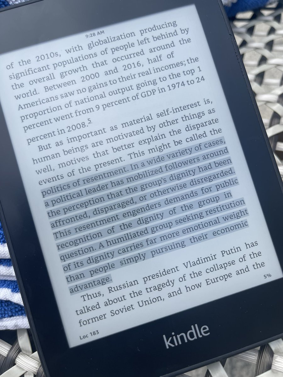 moki_doki's tweet image. Following this up cos the rabbit hole of resentment is #2deep #2furious lols

Identity: Demand for Dignity and the Politics of Resentment, Francis Fukuyama