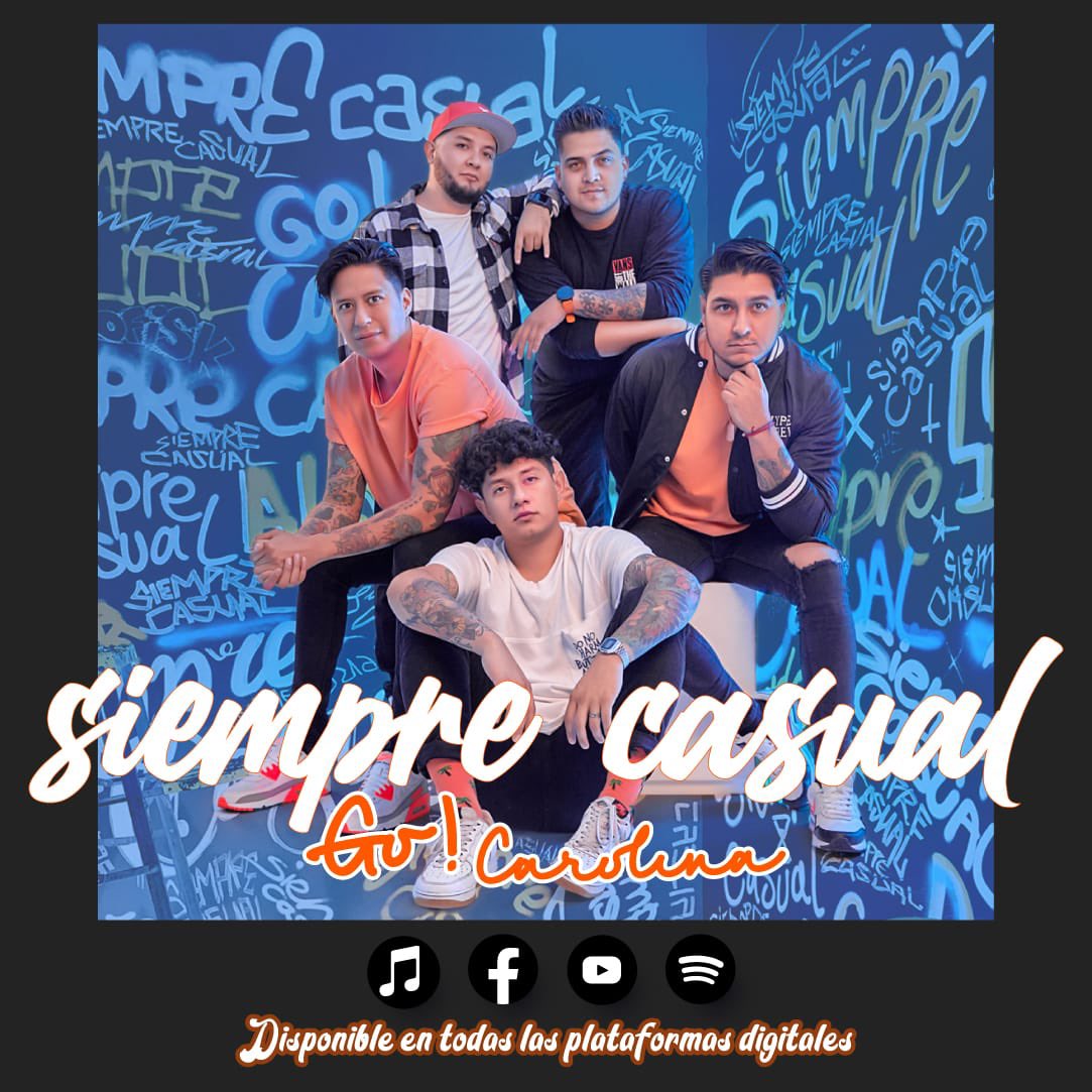 NUESTRO NUEVO SENCILLO ESTÁ DISPONIBLE EN TODAS LAS PLATAFORMAS DIGITALES.
¿Ya la descargaron? ¿Qué les pareció?

linktr.ee/GoCarolinaMX