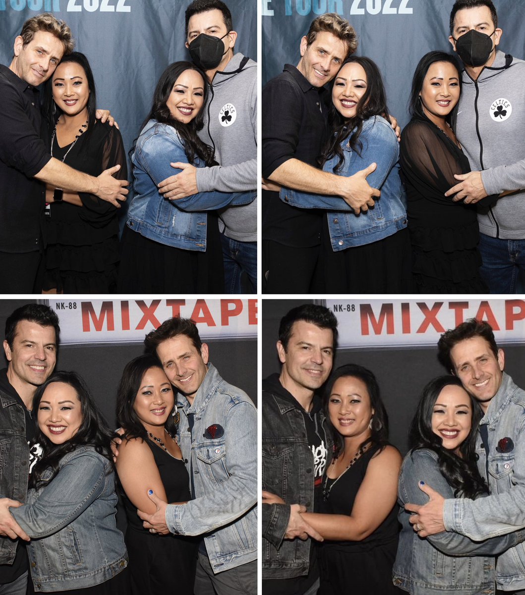 tai_nkotb's tweet photo. My @joeymcintyre #SwingerSister even though she’s #swerving into the Joe Mac lane! @4joyk4 #Swerve #StayInYourLane 👩🏻👱🏻♂️👩🏻🧑🏻 https://t.co/10qMlGyva2