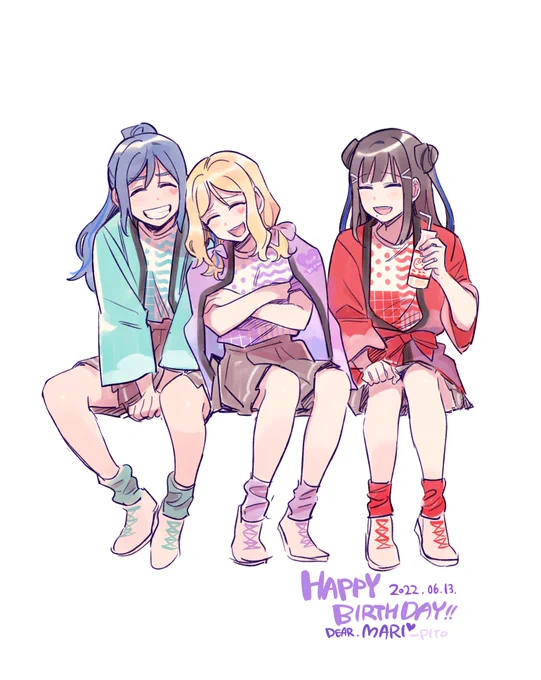 Happy Mari Day✨
#小原鞠莉生誕祭2022 
#小原鞠莉誕生祭2022 