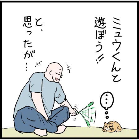 ミュウくん!その間はなんなの!?笑
 #ニャンコ #まんが #猫 #猫あるある #猫漫画 #ペット #飼い主 #エッセイ漫画 #キャット #ねこのいる生活 #4コマ 