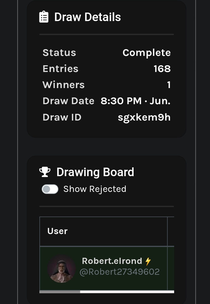 AngryDucks__'s tweet photo. Winner of the Giveaway @Robert27349602! Congrats! 🥳 https://t.co/mLNuL8vkSJ