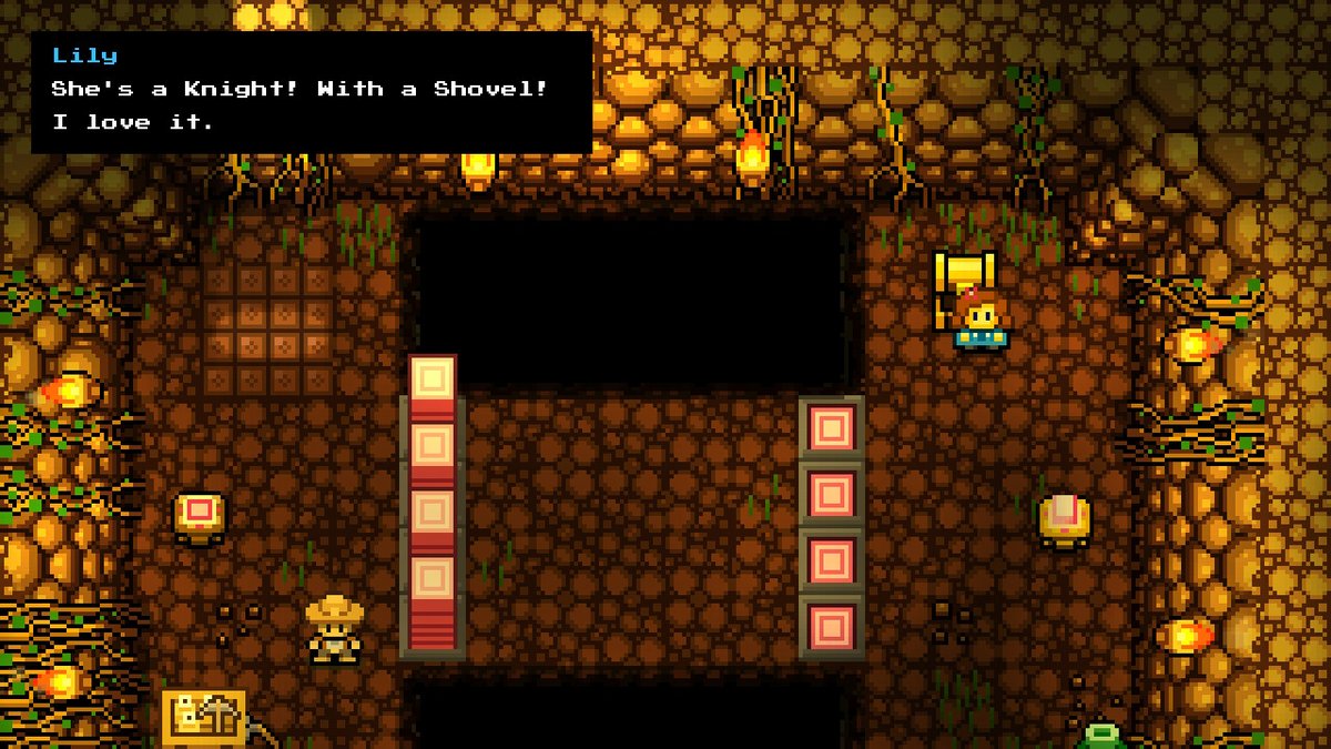 TobanFrost's tweet photo. Finally got around to playing Blossom Tales: The Sleeping King, when I caught this reference. Nice. #NintendoSwitch #BlossomTales #BlossomTalesTheSleepingKing #BucketKnight #ISeeWhatYouDidThere https://t.co/fBH63WDtG0
