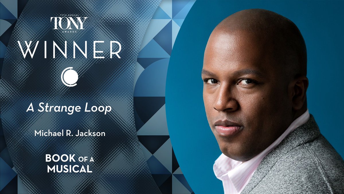 Congrats to @strangeloopbway’s <a href="/thelivingmj/">Michael R. Jackson</a>, #TonyAwards-winner for Best Book of a Musical. Bravo! #75YearsofTonys