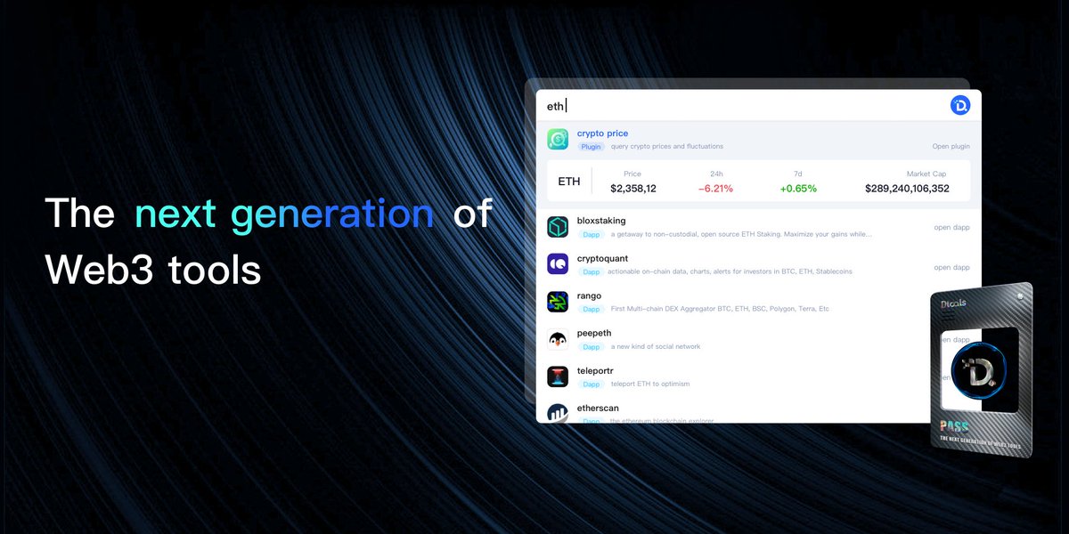 DBotWeb3's tweet image. Dtools Public Beta Plan is coming today(11:00 am)!!
Today!!
Today!!
Today!!
🥳Dtools Common PASS is still Free Mint!!
🎁3 Commom PASS airdrop!!
✅Join: discord.gg/ePt7vRQvAT
✅RT, Comment &❤️
✅Follow @DtoolsTeam @Geek_Dtools
#Codefi