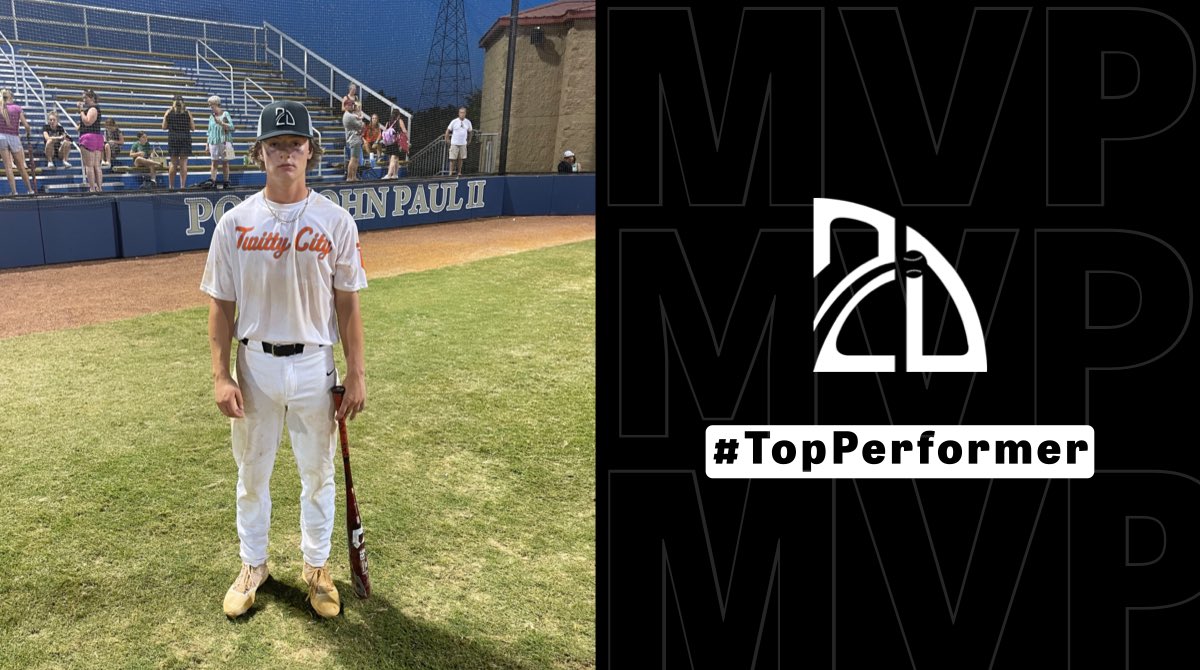⭐️ #TopPerformer ⭐️

Kyler Oathout: 2IP, 1H, 0ER | 1-2 w/ walk off ground rule double

Summer team: @PBNacademy 
#NashvilleOpener <a href="/2DsportsTN/">2D Sports Tennessee</a>