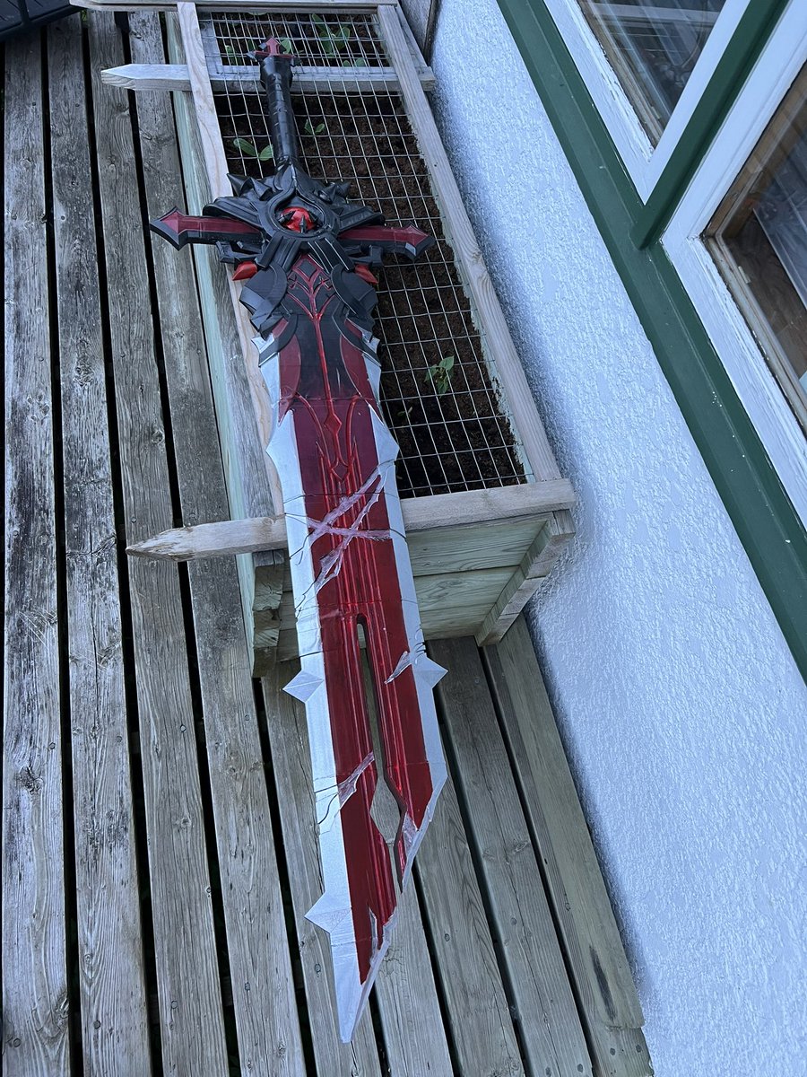 RicePoison's tweet photo. Y’all— #3Dprinting #wolfsgravestone #Genshinlmpact #cosplayer https://t.co/kzbqyTBMey