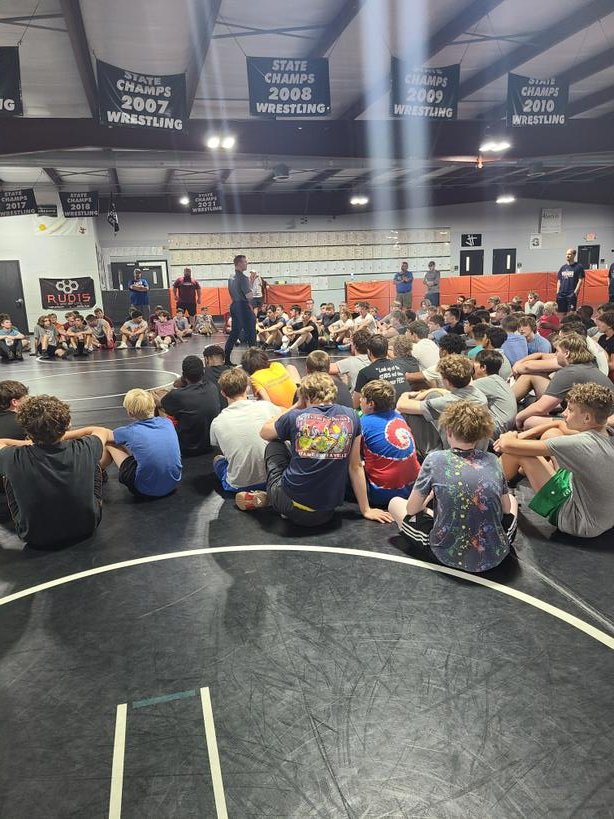 We have arrived at the Jeff Jordan State Champ Camp... looking forward to a good week of camp.