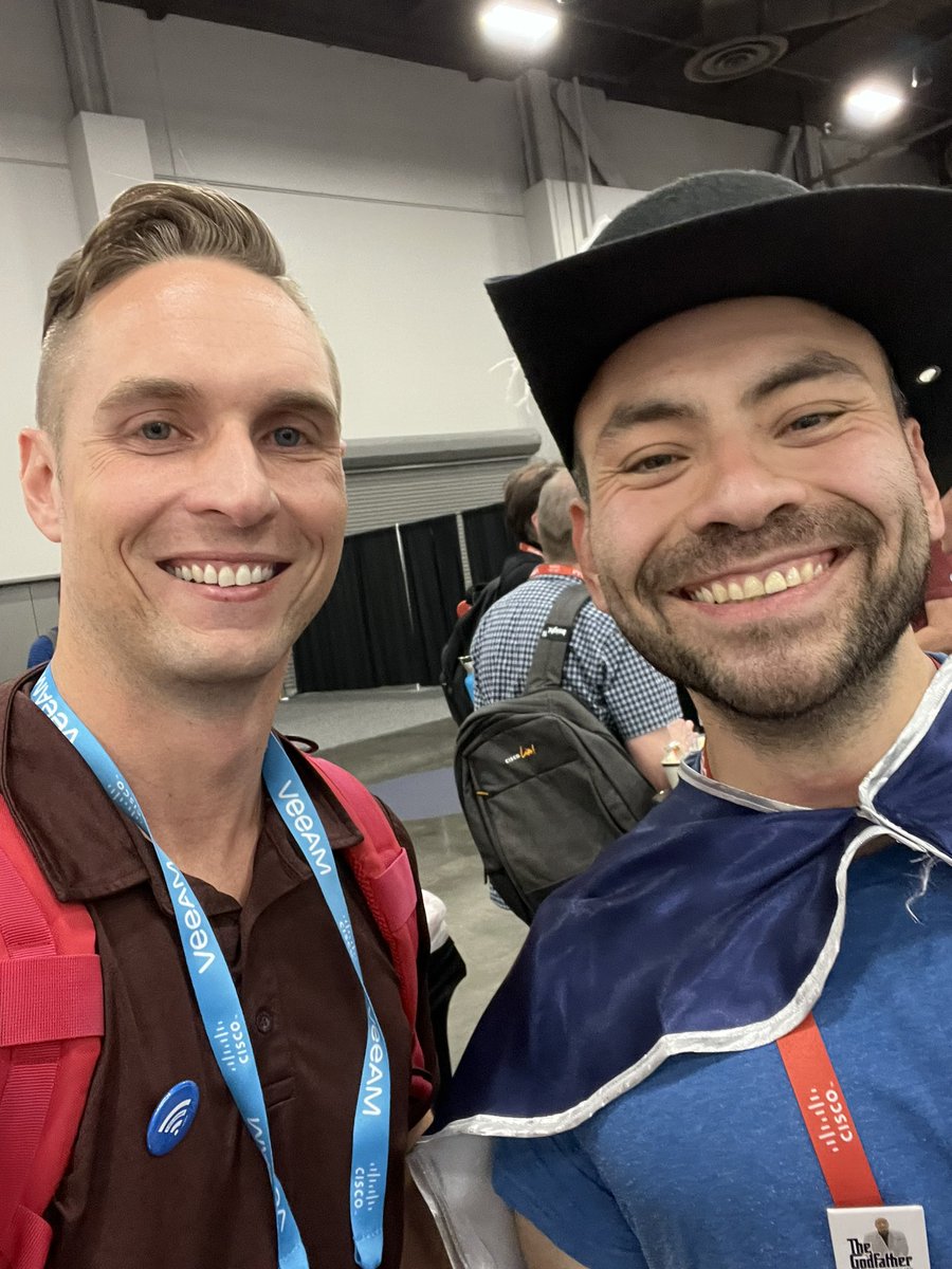 Kangaruess's tweet image. Met another David. He’s cool too!
#meetup @davidsamuelps #CISCOLive2022