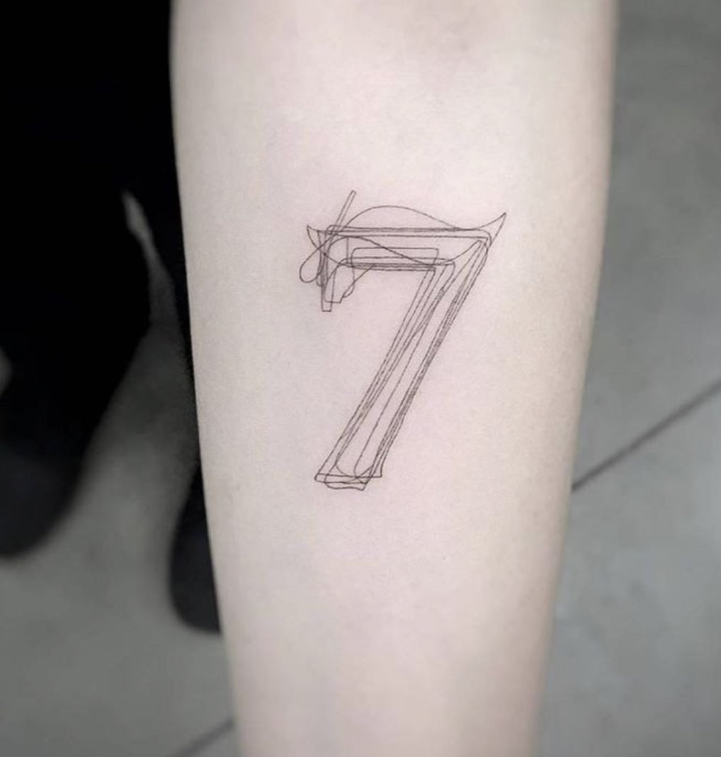 Тату БТС 7