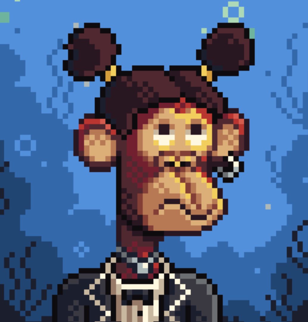 <a href="/BullishMother/">BullishMom</a> <a href="/ApeReunion/">Ape Reunion</a> <a href="/RugDoctorApe/">rug</a> Awesome! I had one ape, but now I have 2. Bullish mom here too! 57 and building an inheritance for the grandkids!! Loving NFTs since November. Just picked up this one.