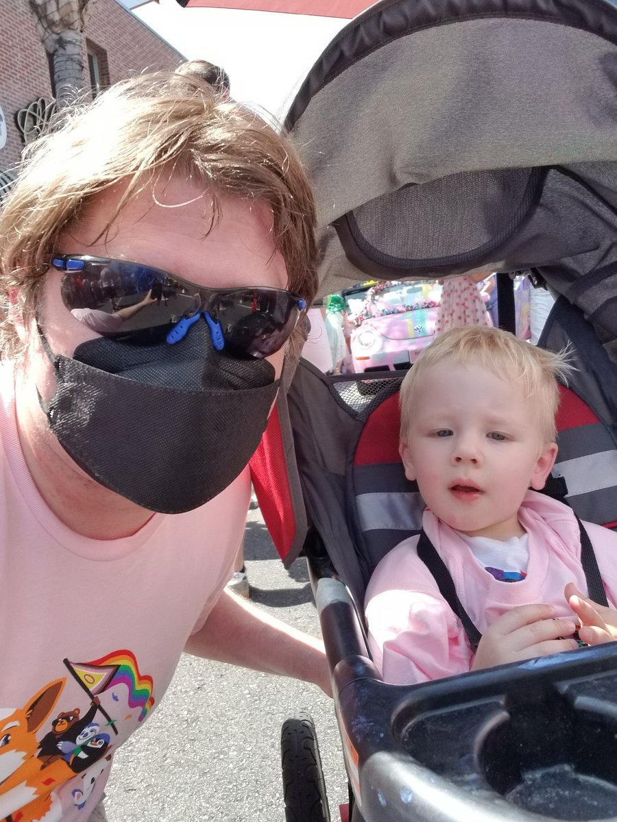 skitzycat's tweet photo. Walked in the LA pride parade today with my family. https://t.co/fhImCw8vbu