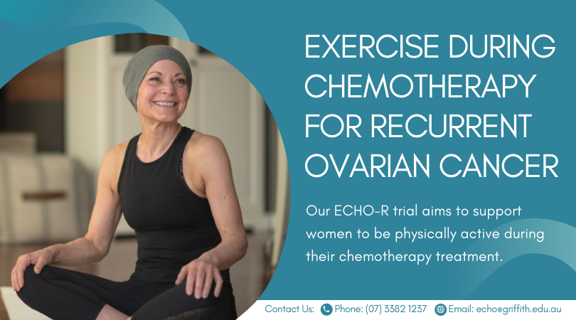 Our ECHO-R trial aims to support women to be physically active during their chemotherapy treatment 🏃‍♀️

ECHO-R is delivered by accredited exercise professionals over the telephone or via telehealth 📱

For more information or to sign up visit 🔗improvinghealth.com.au/projects/the-e…