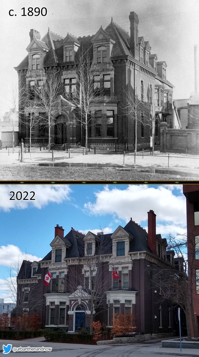 UrbanThenAndNow's tweet image. The London Club, Queens Ave just east of Richmond, London, Ontario. In its first few years, the private club was located on King across from @CoventMarket. The club has been on Queens since the construction of this building in 1881 on the former site of a hotel. #LndOnt #history