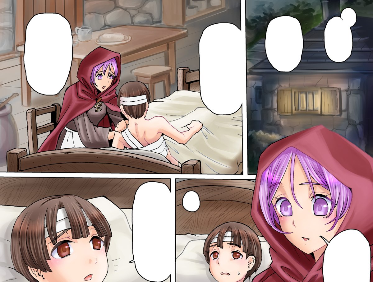 色を塗る時に背景だけグリザイユで描くことがあります。人物とは描き方を変えると良い気晴らしになります。 