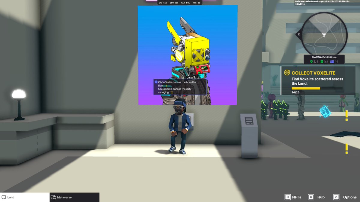 OhSoSmilie's tweet photo. @TheSandboxGame @MOCDA_ I just participated in the #TheSandbox weekly contest for a chance to win 200 mSAND! Here is my favorite piece from the exhibition, check out my screenshot below!
👇 https://t.co/2nbAaR2NHV
