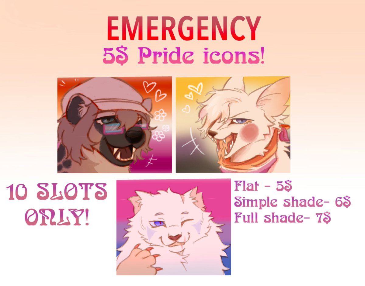 ottiesfart's tweet photo. !! PLEASE RT !! opening these because i want to help out my gf with passport expenses, im taking only 10 slots and each icon will be finished within 12-24 hours. dm if interested ! https://t.co/qAgUrXBpRz