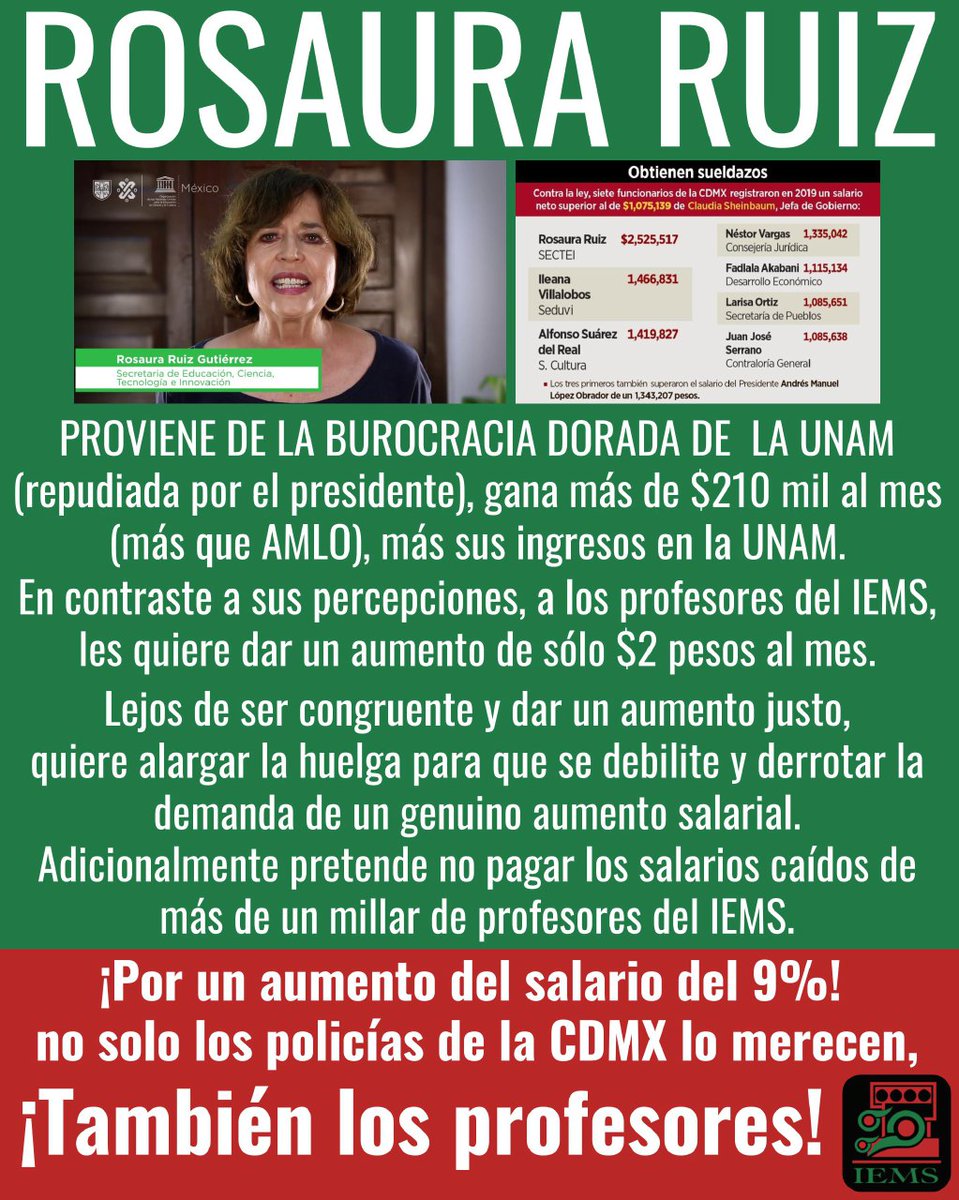 Y3DR4's tweet photo. ¿Así o más claro? @IEMS_CDMX @SutiemsOrg @SECTEI_CDMX @Claudiashein @sutnotimex @Excelsior_TV @laprensaoem https://t.co/vQZqOwznar