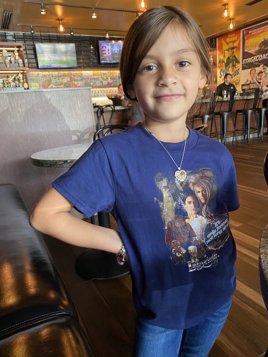 We took Jane to a #labyrinthquotealong party. So fun!