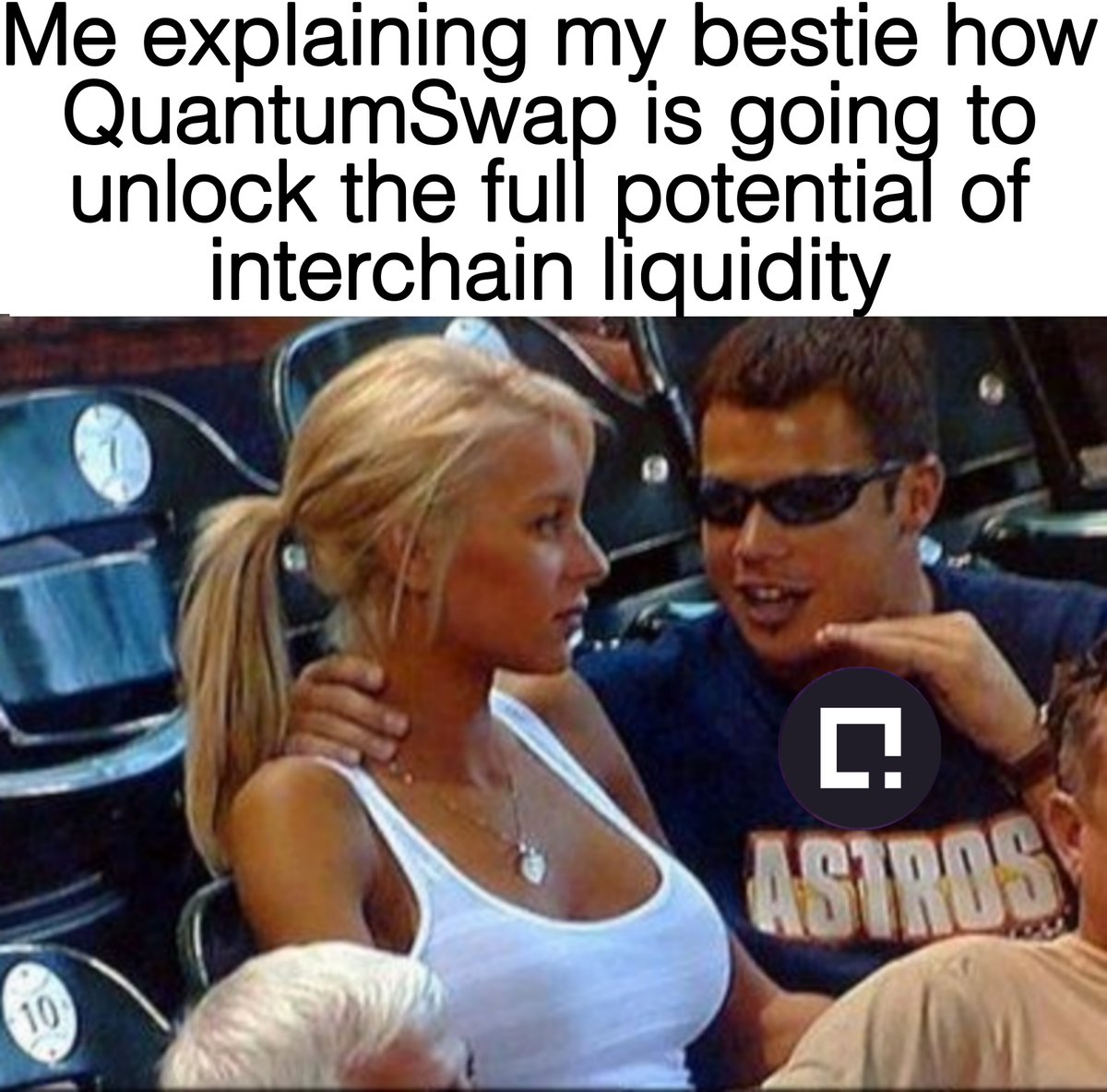 AuthenticMemey's tweet photo. That's how I look when I am talking about @quantumswap_ 👀 #Memes #NFT 
#instagram https://t.co/mNYcDsB3yE