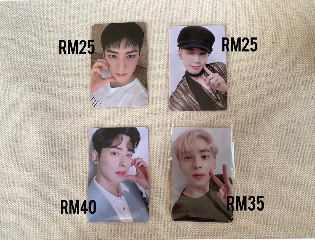 eunhagfss's tweet photo. WTS 🇲🇾 only !
Help RT ��🏻

EUNWOO PHOTOCARD

💵price on pic excl postage
💜can dm for more pics 

📦postage RM8wm / RM13em

Jinjin MJ Eunwoo Moonbin Rocky Sanha

#pasarASTRO @astrotradingMY @PasarASTRO_MY https://t.co/vv9aYYDNKg