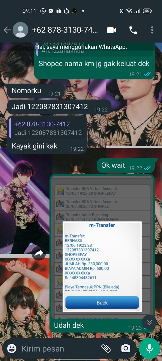 Sintafriska's tweet photo. Buat #exol yang ingin beli lightstick exo hati2 sama orang ini, saya ditipu sama beliau Jadikn pelajaran klo mo beli ls exo videocall dlu orangny bahwa itu nipu apa gak. Hati2 sama penipu ini yaaa
No 087831307412
#Izzahakhtia
#penipujuallighstickexo
#lighstickexo #lsexo https://t.co/vo5D92I89G