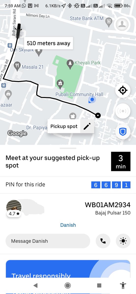 arkadebjyoti's tweet photo. @Uber_Support @Uber its became very much frequent that your drivers call and asked several questions. Are these mandatory??
1) Where is Drop?
2) How much is the fair?
3) Whether I selected online payment or Cash?
After giving all the answers you 4.7 rated driver cancelled ride. https://t.co/y9oiIdgXTO