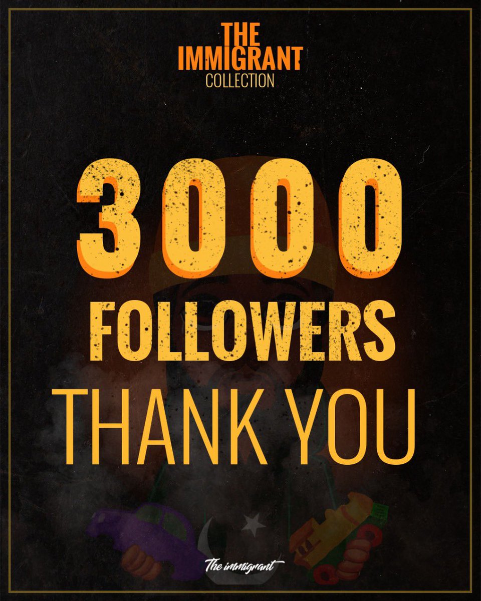 In other news... we are already 3000 Immigrants! Thx y'all for the love we r getting ❤️❤️ 
#NFTCommunity #nftart