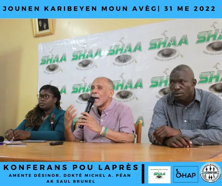 oconfor's tweet photo. Jounen karibeyen moun avèg 31 me. Konferans pou l'après #Oconfor https://t.co/nsXAKiqrW3