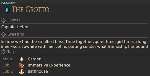 _CaptainHelen_'s tweet photo. I am FINALLY finishing my apartment! After all this time. Thank you @arkhangelo_b for the materials. I just finished the greeting! I designed a place with a grotto feel indoors, where you can snack, hang out, chat in the conversation pit, chill in the hot tub, or play cards! https://t.co/hel1drusLk