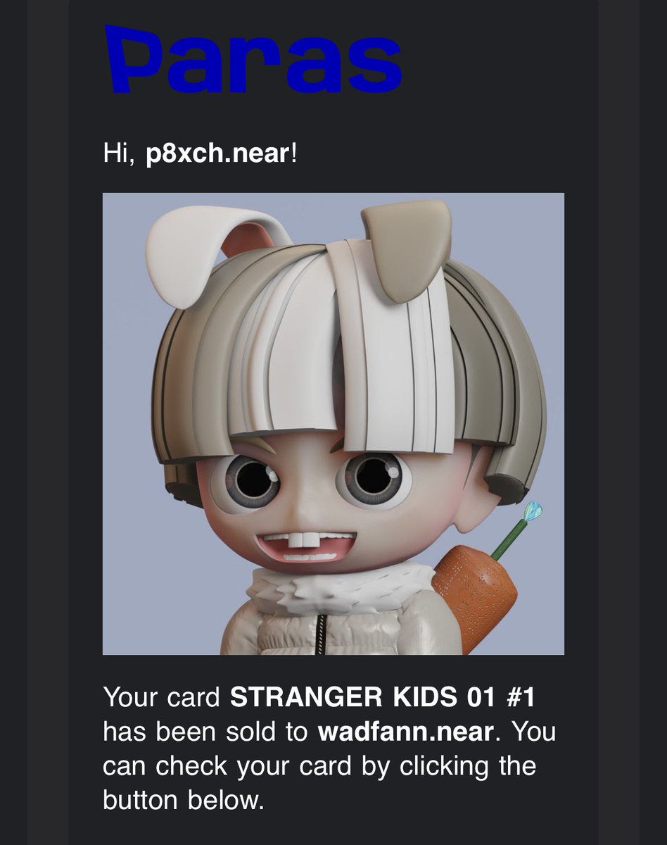 🐰STK 001🐰 My first kids move to the new house
Thank <a href="/WadfanGallery/">Wadfan.gallery (NFT)</a> for enjoy my work.
@ParasHQ 
#NEAR #nearNFTs #NEARcollector #NFTCommunity #PARASnft