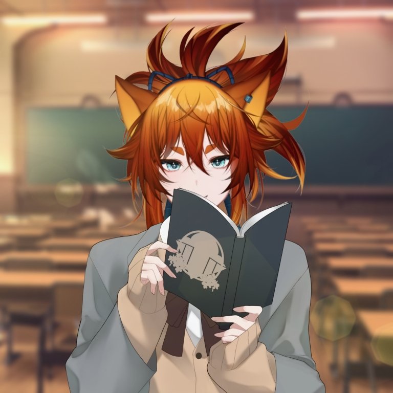 EmberSeraphina's tweet photo. Shh I'm only pretending to know how to read.. Don't tell the teacher 👀

#Vtuber l #VTuberUprising l #ENVtuber l #VTuberAssets https://t.co/I8aGrIljqR