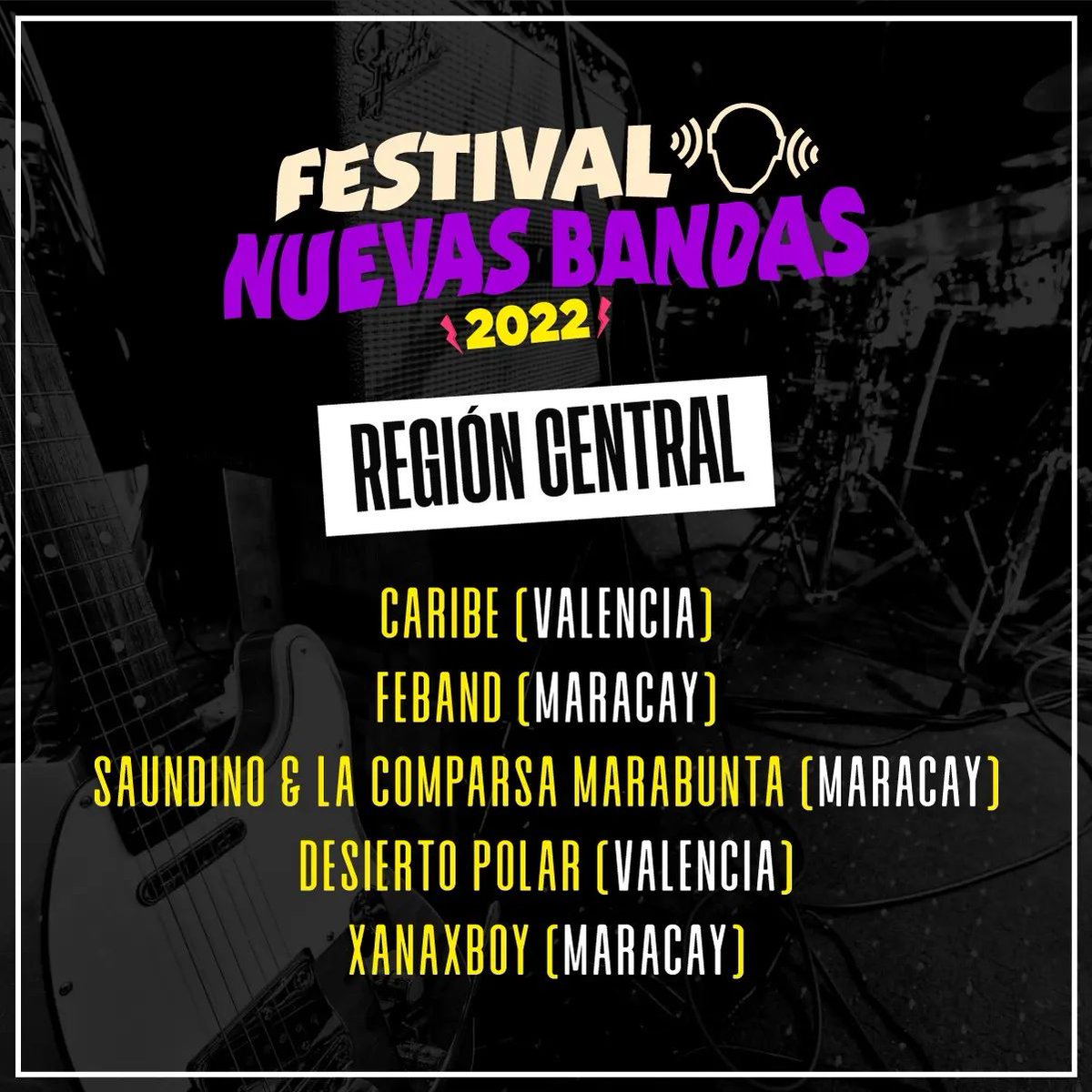 A seguir trabajando, en esta oportunidad estaremos en el circuito región central de <a href="/nuevasbandas/">Festival Nuevas Bandas</a> , gracias de antemano , y esperamos dar lo mejor de lo mejor. <a href="/lamega107/">La Mega 107.3 FM</a> <a href="/lamega957/">La Mega 95.7 FM</a> @rockennfnb Vamos!!!