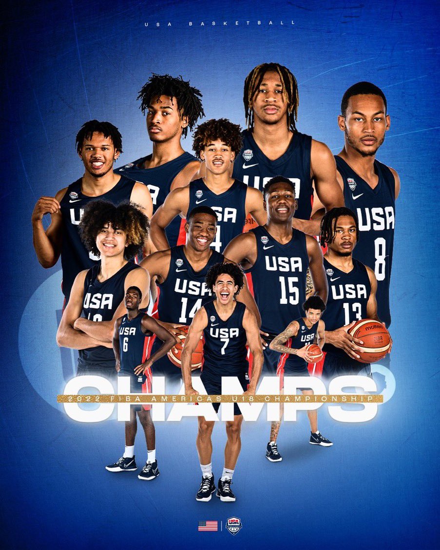 CoachHatchett's tweet photo. Del City’s  very own #14 @brandonGarriso and TEAM USA have won the gold! History has been made and we are proud of you! Love ya big guy! 🥇@TheGreat_Nate @kfor @NEWS9 @MWC_Beacon @Cam_Jourdan @tulsaworld @FranchiseOK @espn @DelCityHoops https://t.co/aRU4nqg2t9