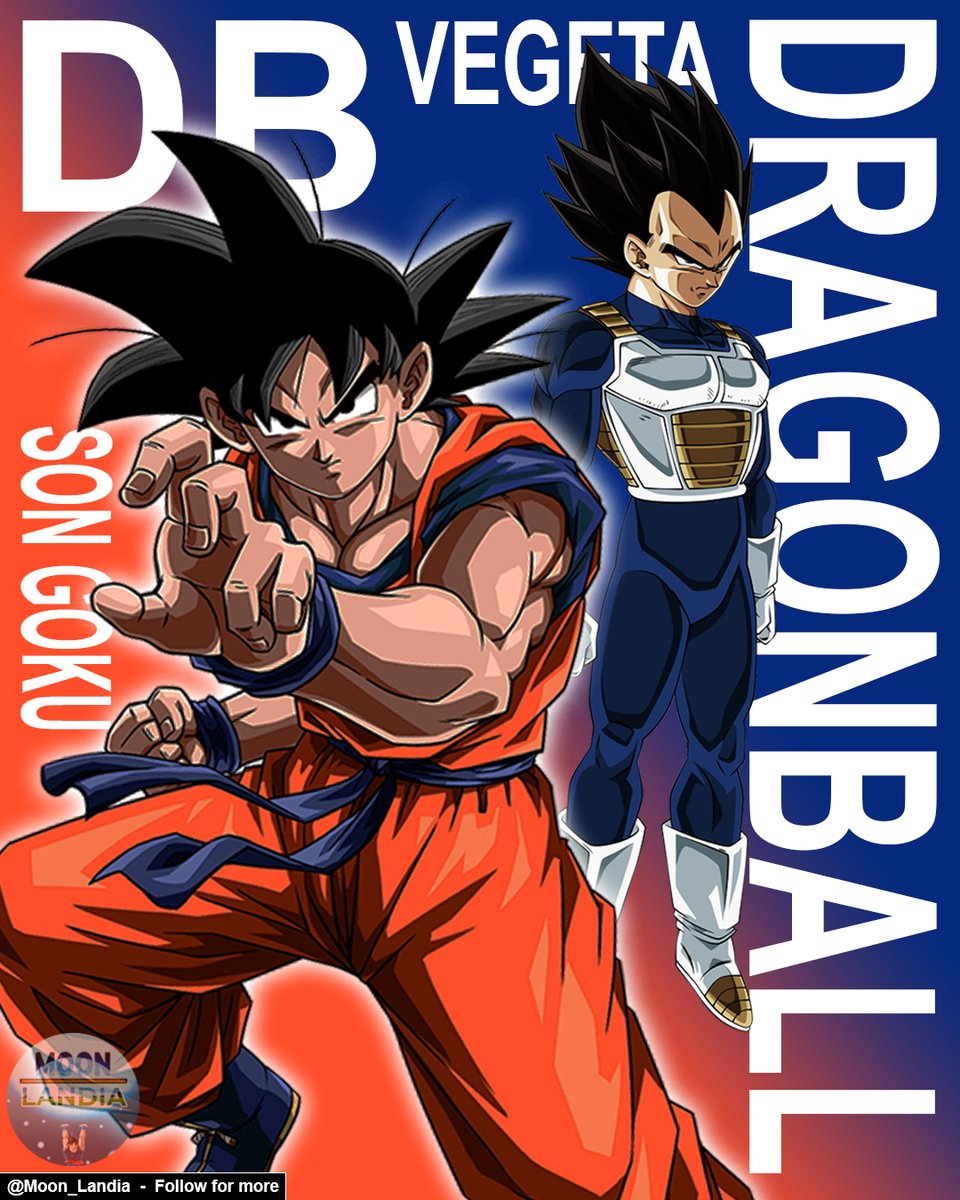 Moon_Landia's tweet photo. Artwork similar al anterior pero esta vez del dúo Goku y Vegeta. (2 Versiones) 🔥Strongest Saiyan Warriors🔥
.
#DragonBallZ #Goku #Vegeta #DragonBall #illustration #art #fanart #DragonBall #DragonBallSuper  #AnimeArt https://t.co/5YF3pup5Xc